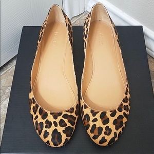 J.Crew Lily Flats Leopard Print-Excellent Shape